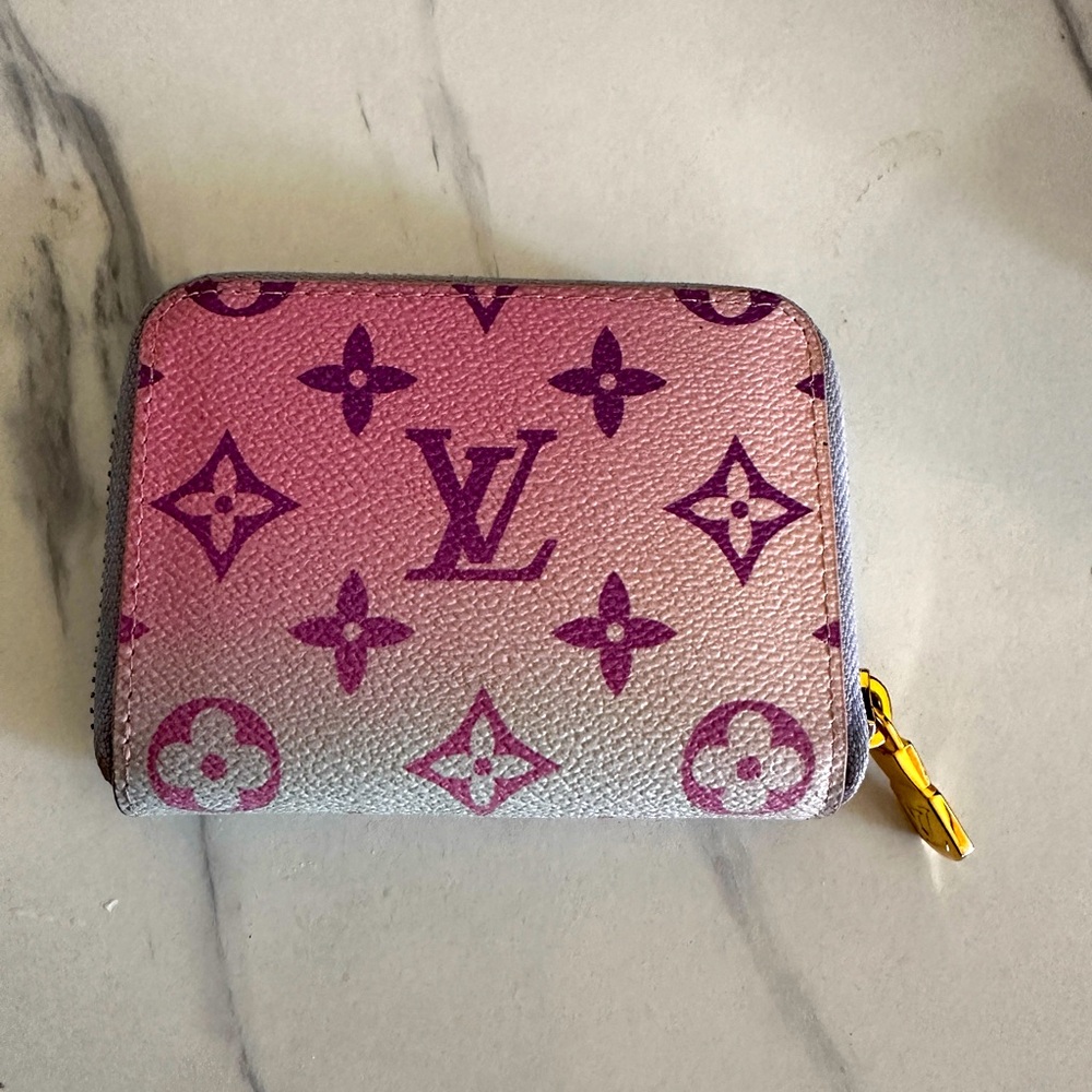 Louis Vuitton Monogram Giant Spring In The City Zippy Coin Purse Sunrise Pastel
